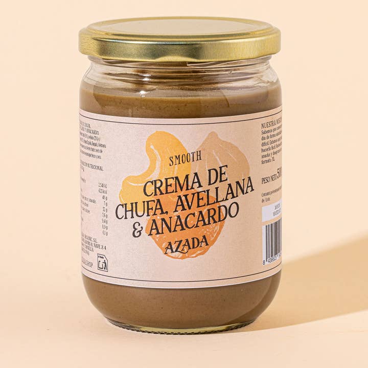 AZADA - Wholesale Nut Butter - Crema de chufa, anacardo y avellana