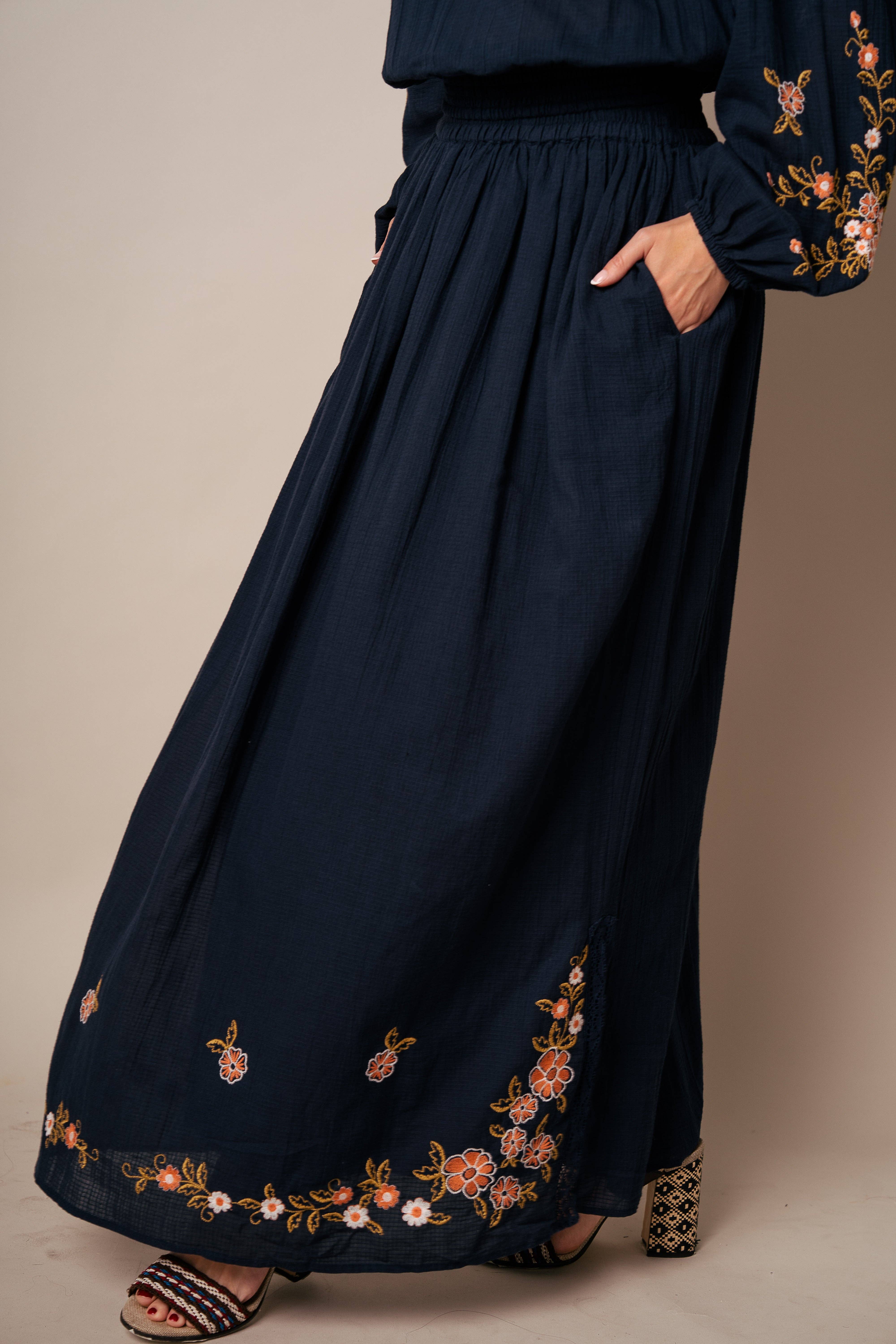 Kapda Casa - Wholesale Skirt - Women's - Falda Marine2