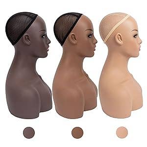 A1 PACIFIC INC. – wholesale Mannequin – Realistic Mannequin Head Bust Wig Display and Styling6