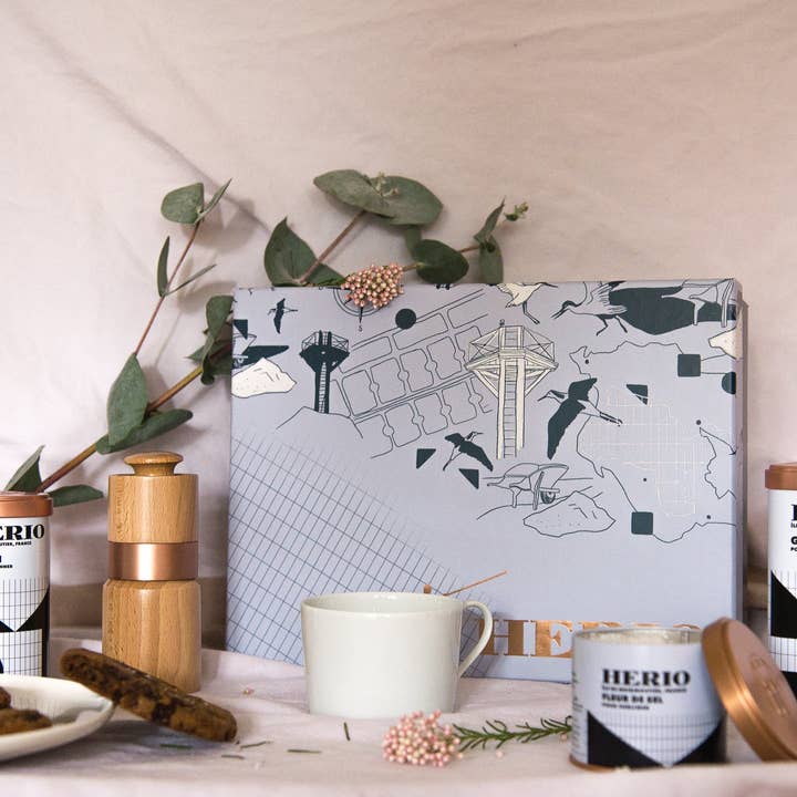 HERIO - Wholesale Gift Box - PRESTIGE GIFT BOX: THE 3 SALTS AND THE GRINDER4