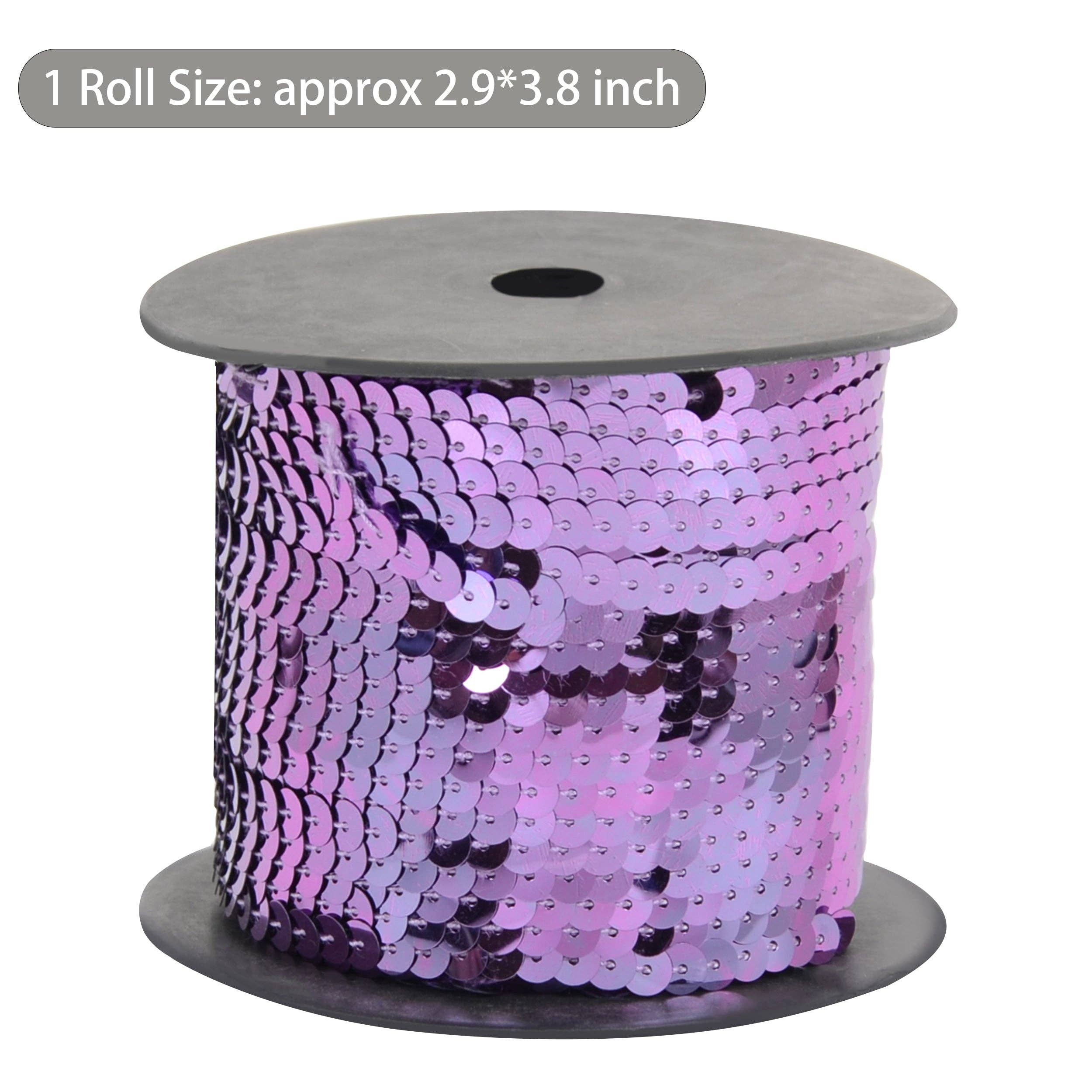 AK Brand - Venta al por mayor Material para manualidades - Tira de Lentejuelas Planas 6mm Lentejuela Metálica Adorno de Lentejuelas19