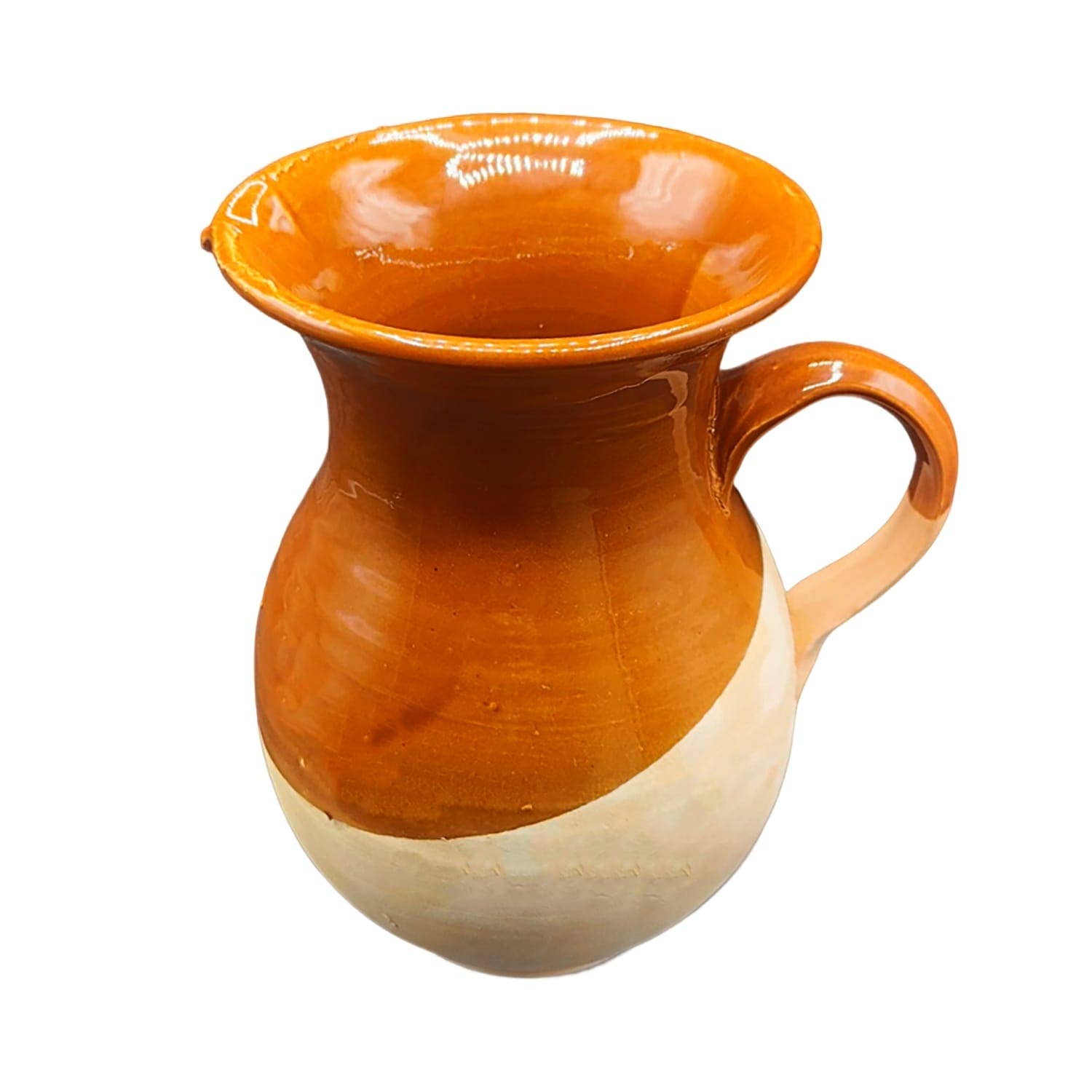 Etnico del Mondo - Wholesale Carafe - Handcrafted Glazed Terracotta Pitcher Rustic Style2