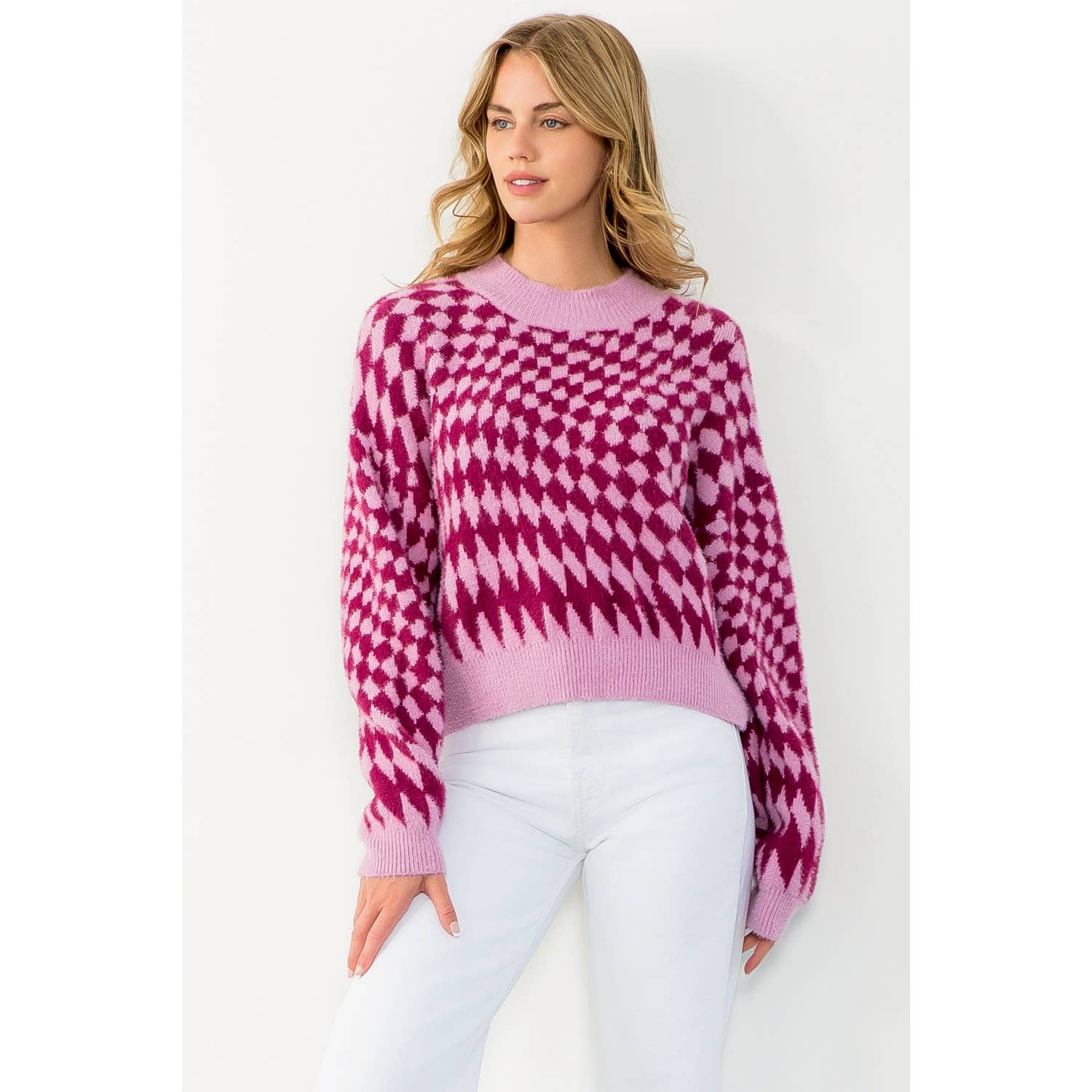 LILAS Pull à col montant en vente sur Faire3