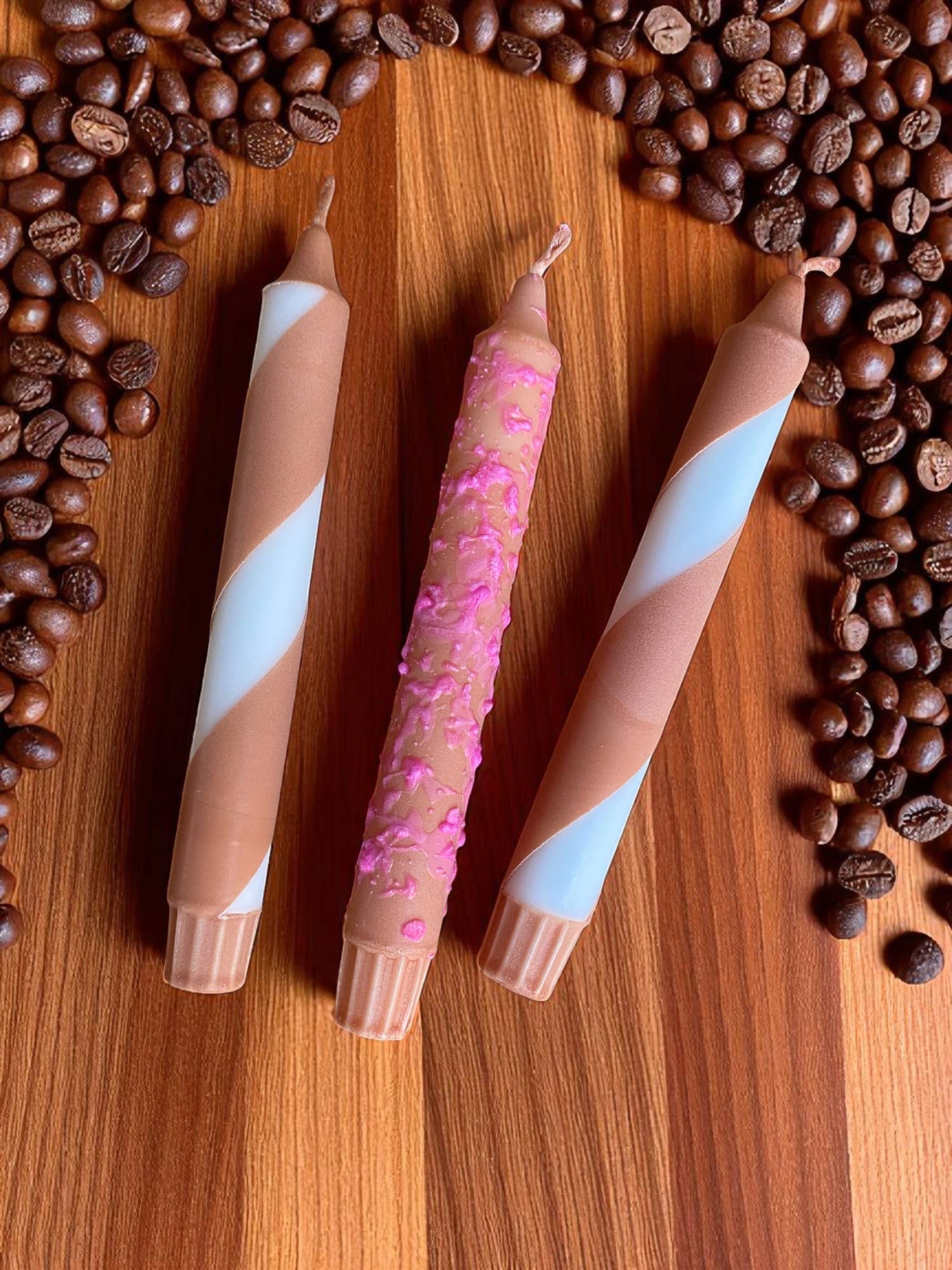 Kupkup HB. - Fi Design Studio Co. - Wholesale Pillar Candle - Joyful Glow | Chocolate Cake Tapper Candle | 2.3x20 cm 9