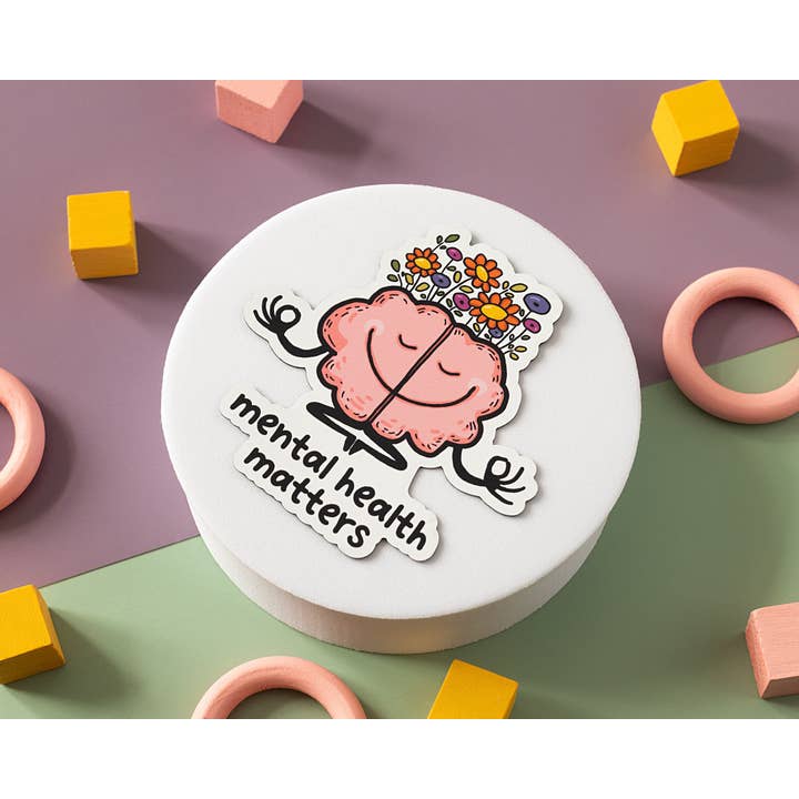 RippleSplash Studio - Wholesale Sticker - Mental Health Matters Vinyl Sticker2