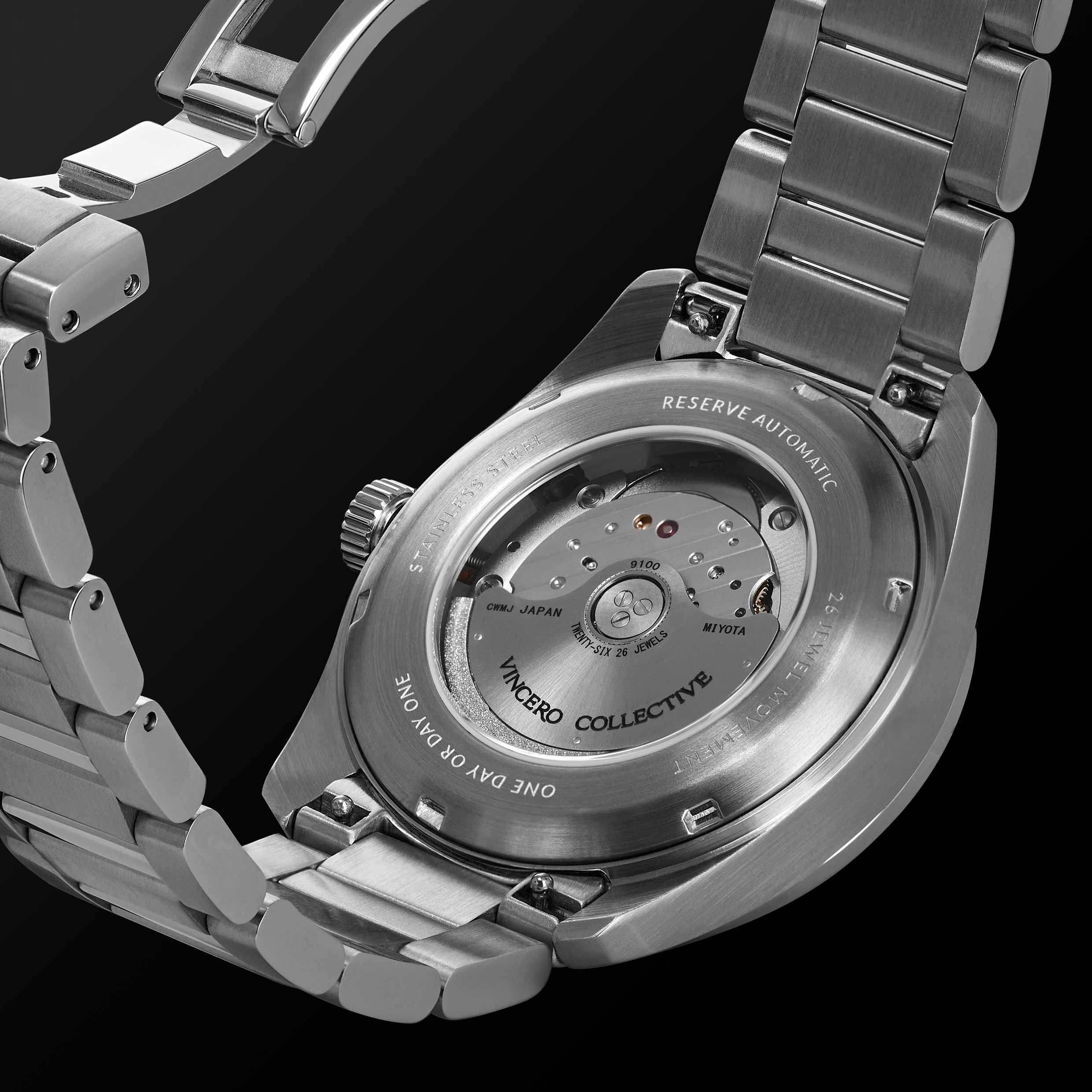 Vincero - Wholesale Wrist Watch - Men's - The Reserve Automatic - Gray/Silver9