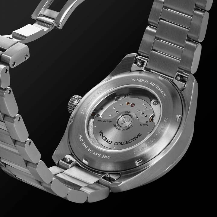 Vincero - Wholesale Wrist Watch - Men's - The Reserve Automatic - Gray/Silver9