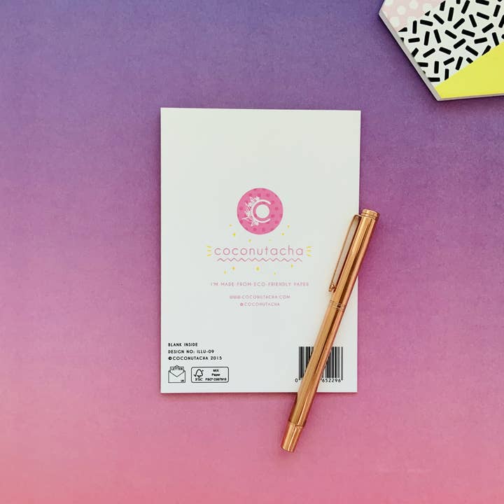 CoconuTacha – wholesale Kärlekskort – Min kopp te hälsningskort6