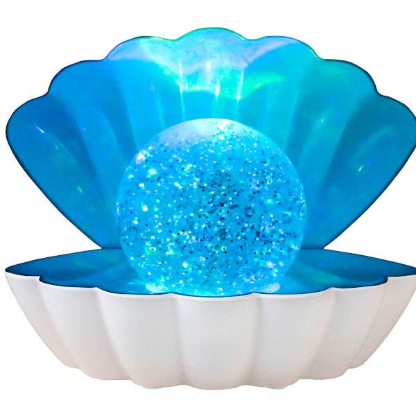 Showcase - Wholesale Accent/Desk Lamp - LED Color-Changing Clam Shell Glitter Lamp6