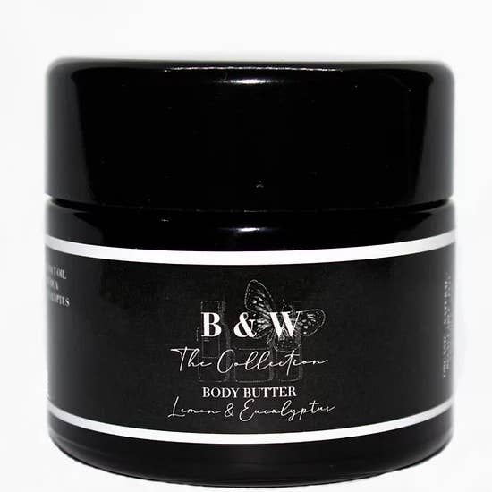 Lemon and Eucalyptus Body Butter 100 ml for wholesale by B&W:THECOLLECTION