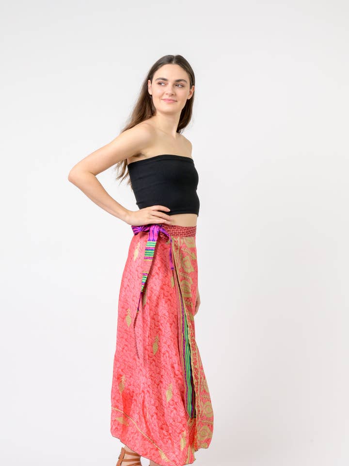 Rhea Tryckt Omlottkjol för wholesale av Rhea