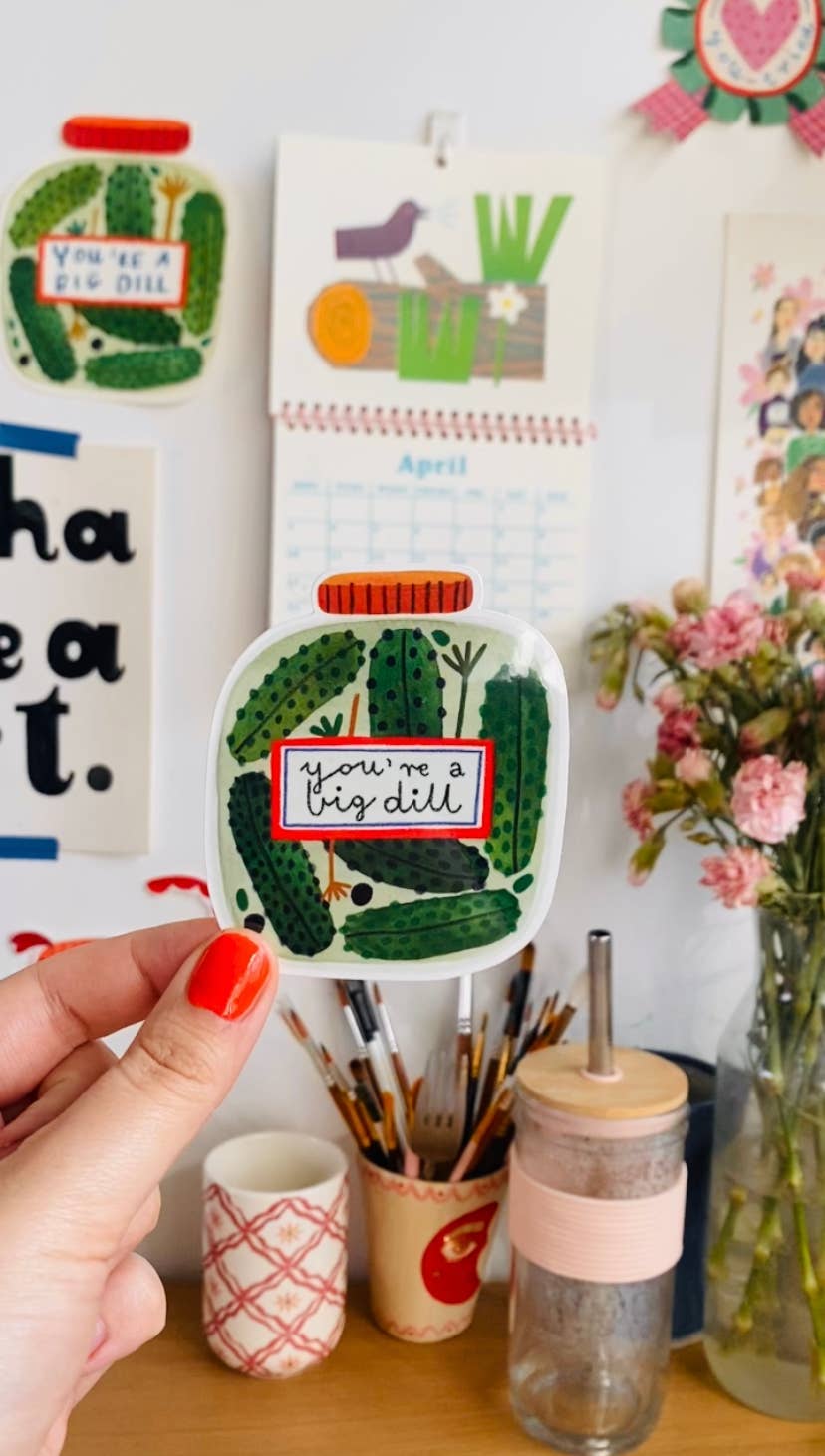 Daria Solak Illustrations - Wholesale Sticker - BIG DILL sticker