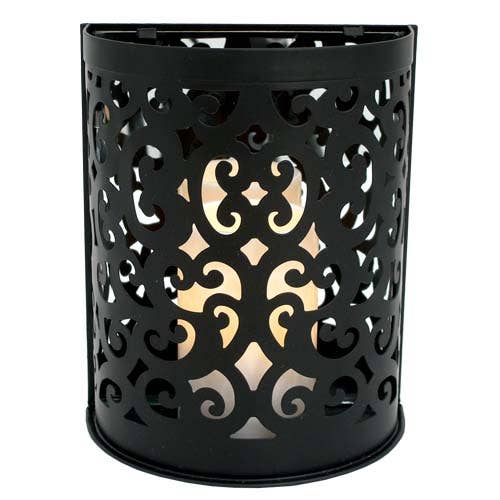 Flipo Group, Ltd. – wholesale Sconce – Etched Montrose Sconce with Flameless Candle2