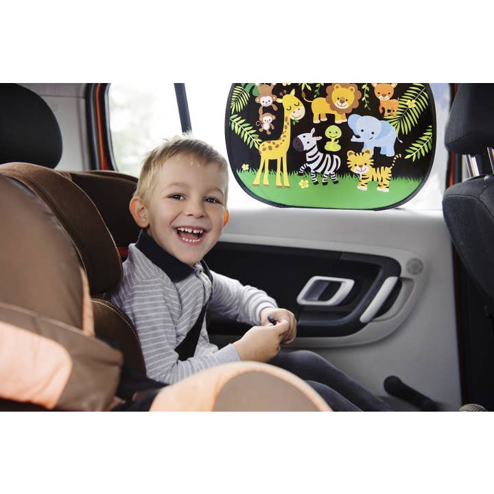 HECKBO - Vendita all'ingrosso Ciondolo decorativo per auto - Unisex - Parasole auto jungle+tiger (in 2 misure)