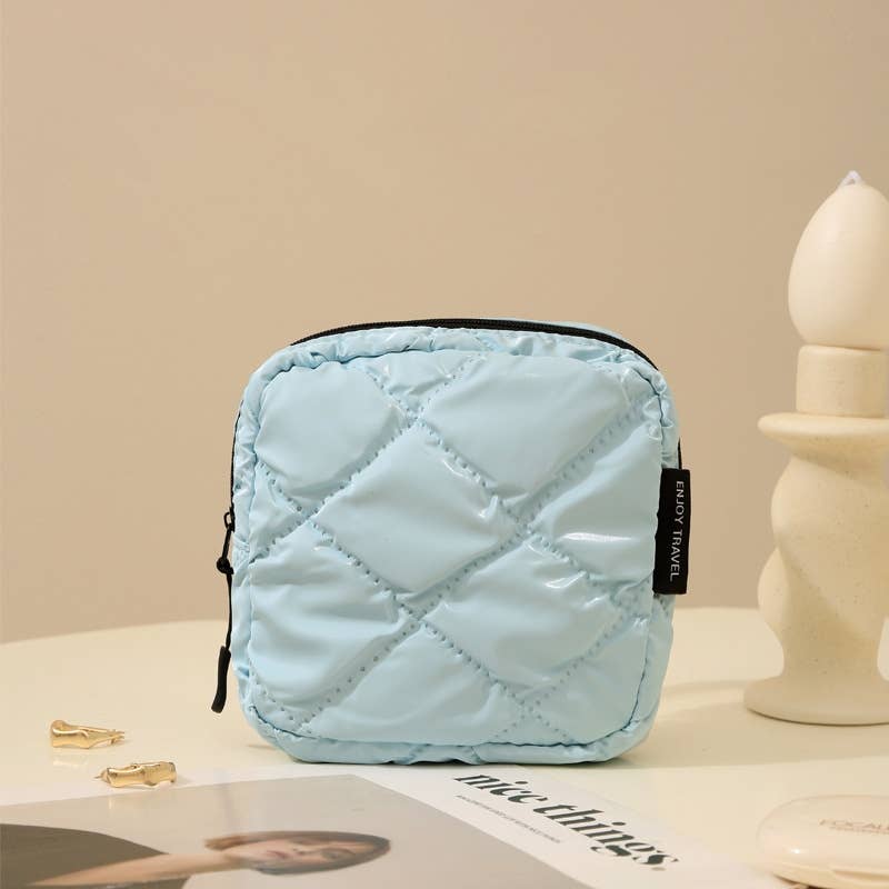 NARWEY INC - Wholesale Makeup/Cosmetic Bag - Quilted Diamond - Pattern Lipstick & Cosmetic Pouch7