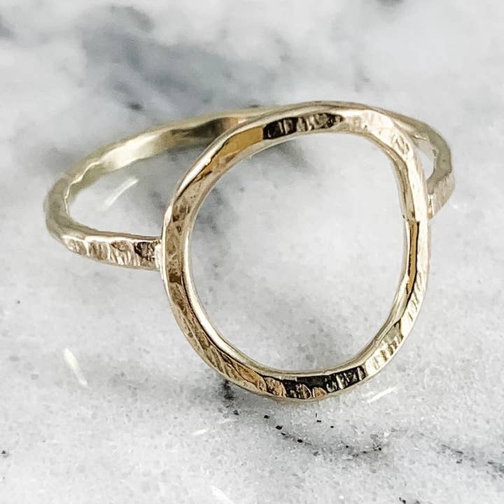 Geometric Circle Ring for wholesale by Simply Chic Jewelry