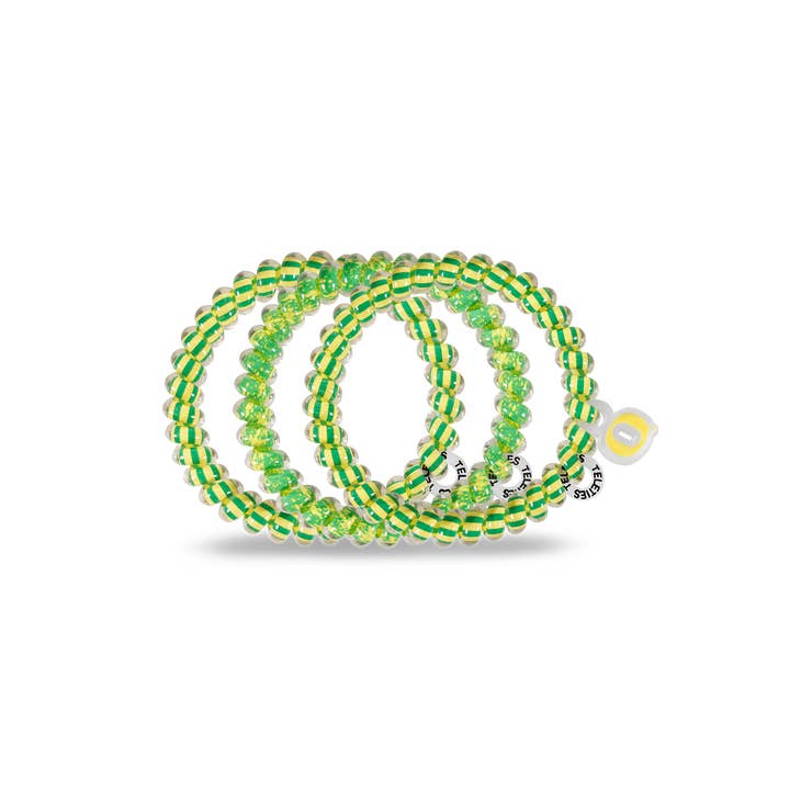TELETIES - Wholesale Hair Tie - Spiral Hair Coils | Small | Univ. of Oregon Hair Ties