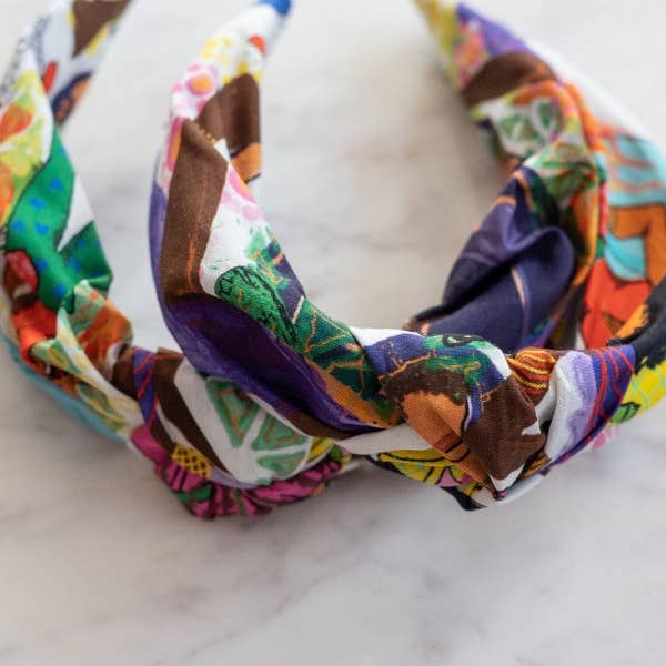 The Tiny Tassel - Wholesale Fashion Headband - Women's - The Tiny Tassel Headband in Septima Print