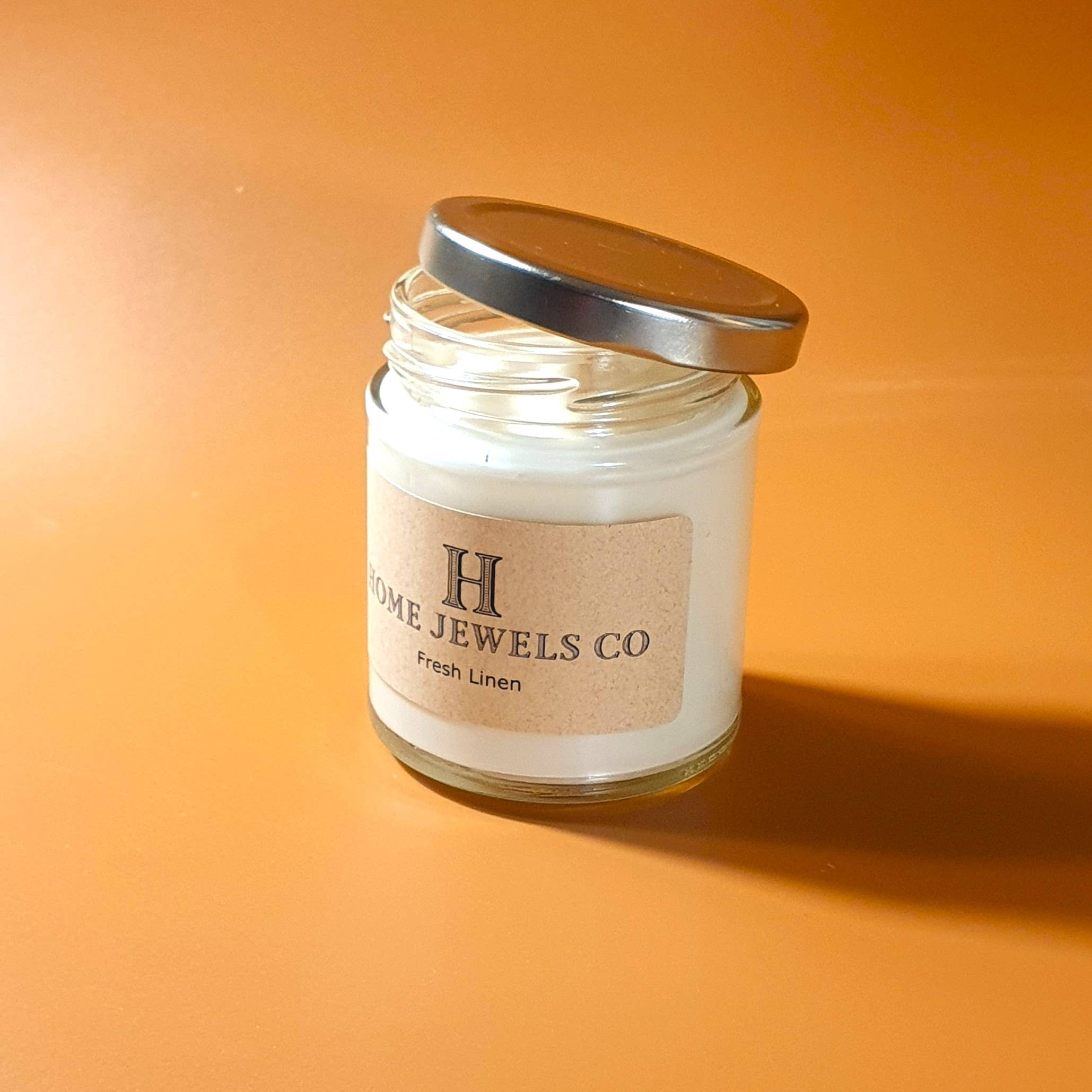 Home Jewels Co - Wholesale Jar/Filled Candle - Fresh Linen Scented Soy Candle Jars - 8oz, 12oz, 16oz 0