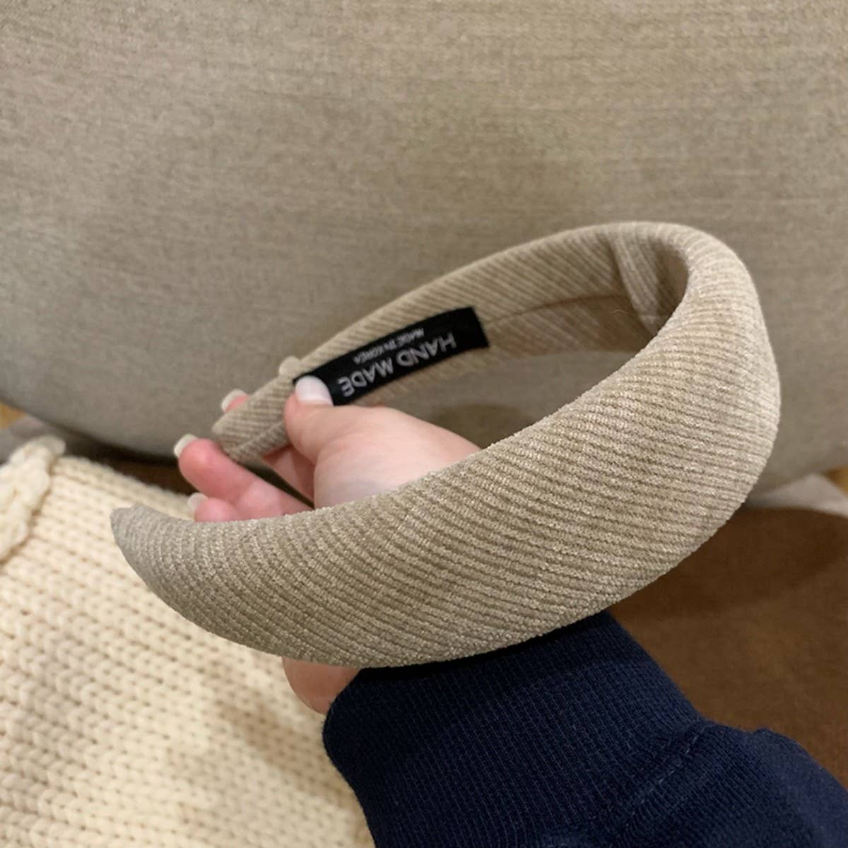 ACCITY - Wholesale Fashion Headband - Women's - Ribbed Sponge Wide Headband Retro Look_CWAHA081972