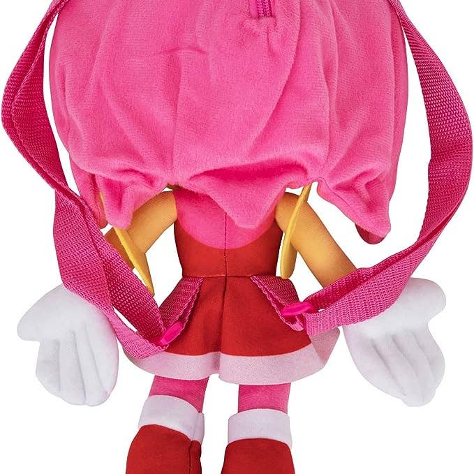 Coastal - Wholesale Backpack - Kids - Amy Rose Amy (Sonic) Plush Backpack 16"