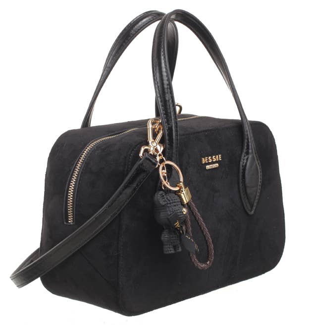 Bessie London - Vendita all'ingrosso Borsa tote - Donna - BORSA TOTE IN CAMOSCIO TEDDY CHARM0