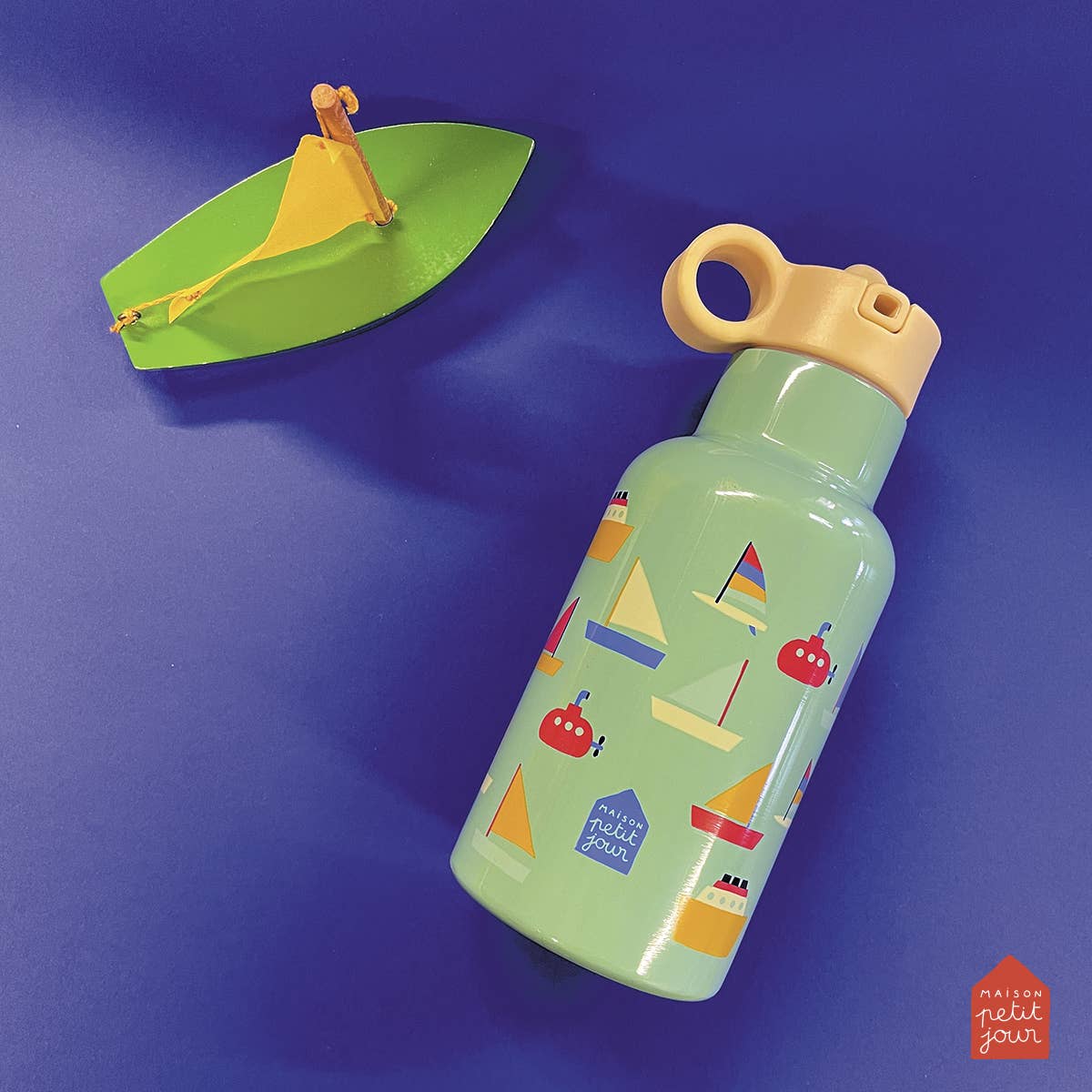 Petit Jour Paris - Wholesale Water Bottle - BT793R SMALL INSULATED WATER BOTTLE FOR BOATS (0.35L)2