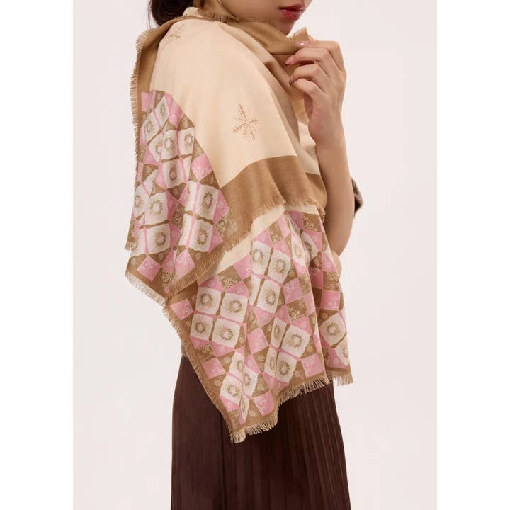 ASYII - Wholesale Scarf - Women's - Asyii Sweet Prelude Silk-Wool Long Wrap