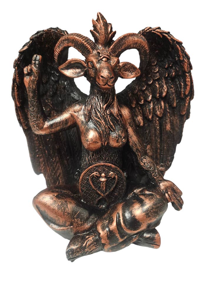 Sabbat-Ziegenstatue aus Harz für den Großhandel von Wild Wolf Halloween