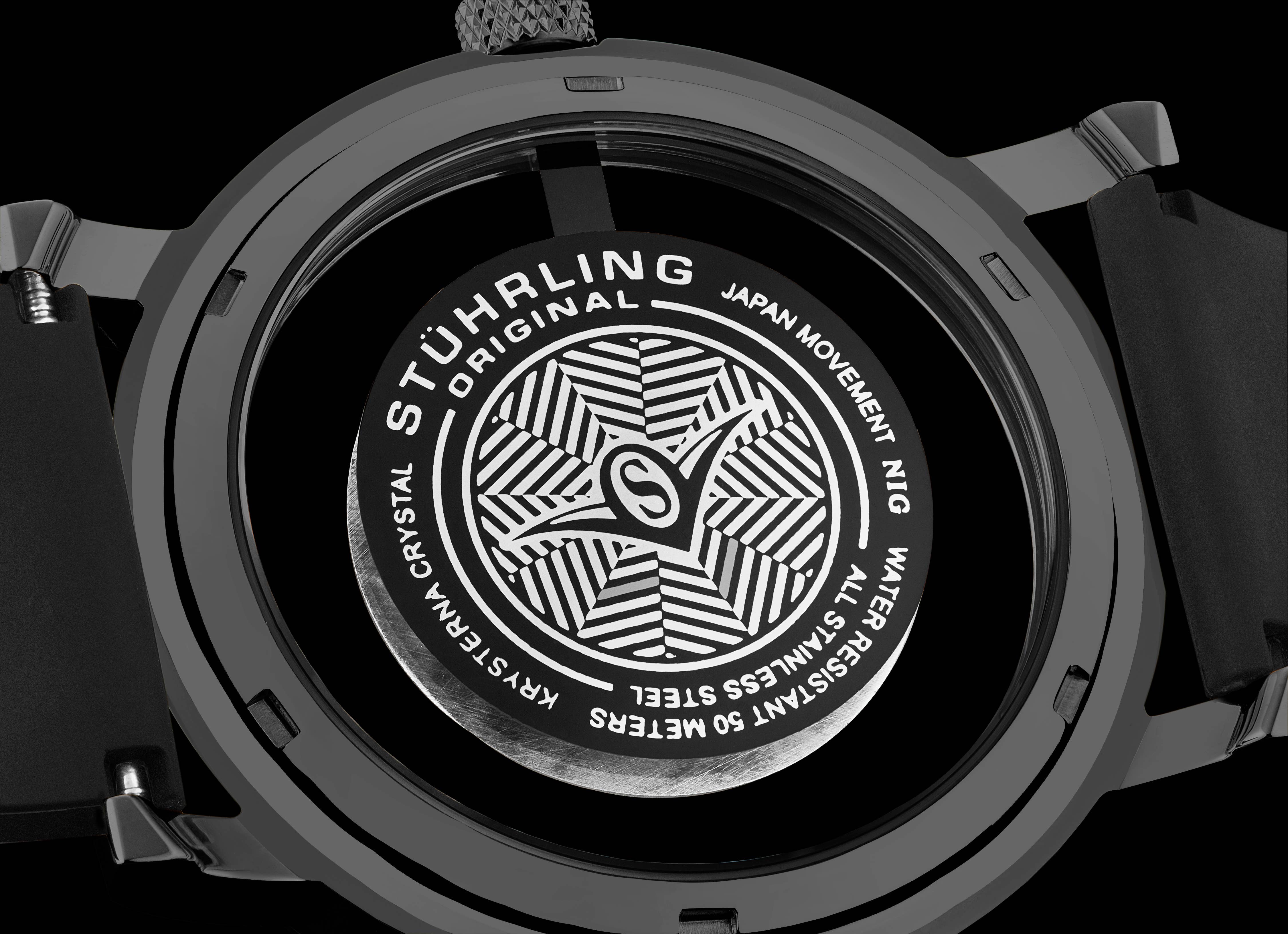 Stuhrling - Wholesale Wrist Watch - Men's - Sniper Quartz 42mm Classic Aviator - Grey Dial2