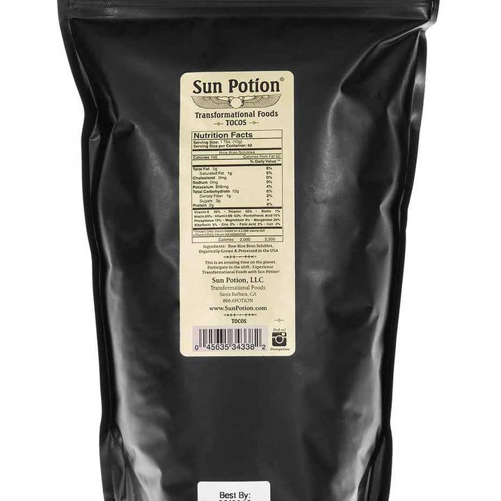 Sun Potion - Wholesale Proteïne/superfoodpoeder - TOCOS (Rijstzemelen Oplosbare Stoffen) 400G3