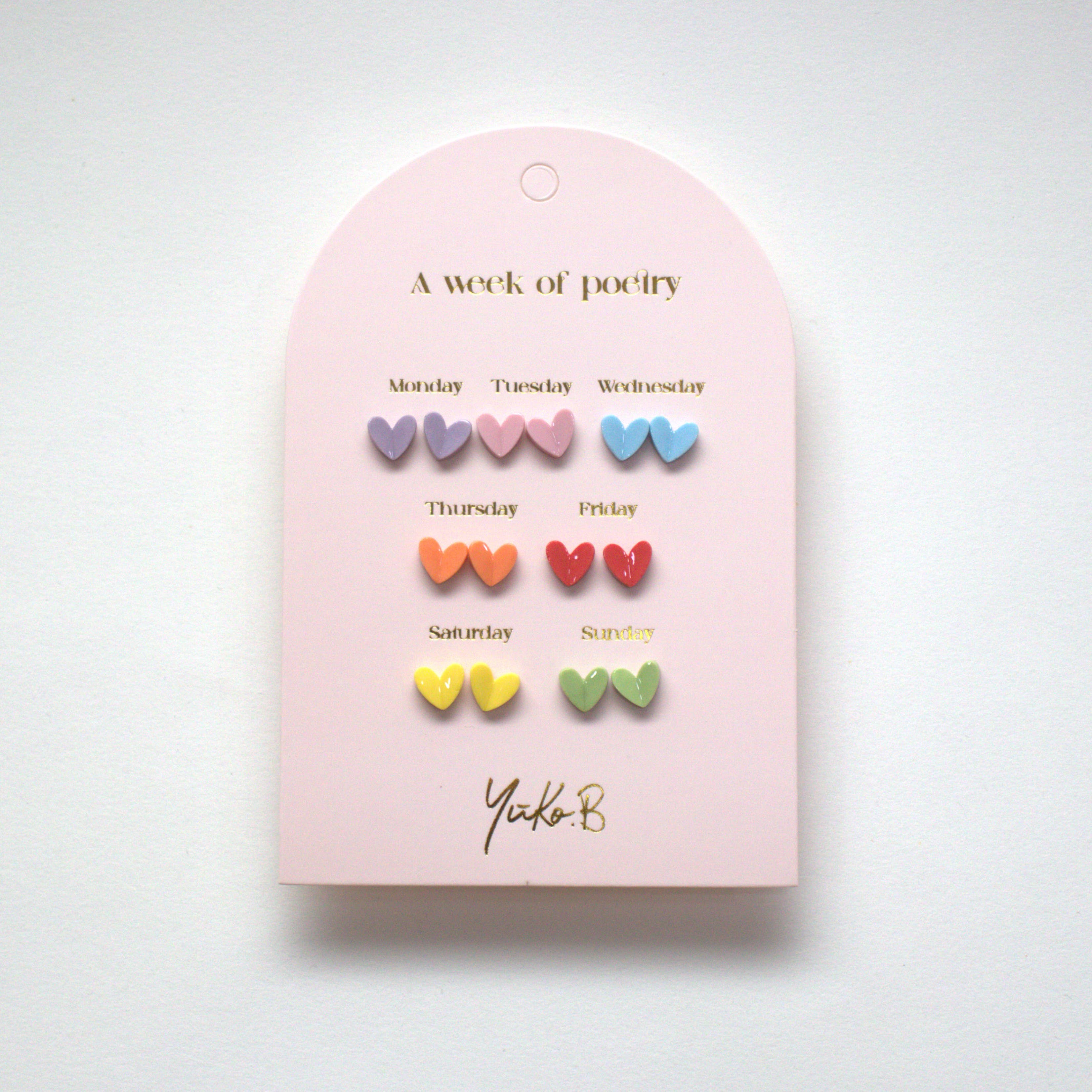 Yuko B - Vente Boucles d'oreilles – enfant - Offre de 25 cartes de boucles d'oreilles - Version française10