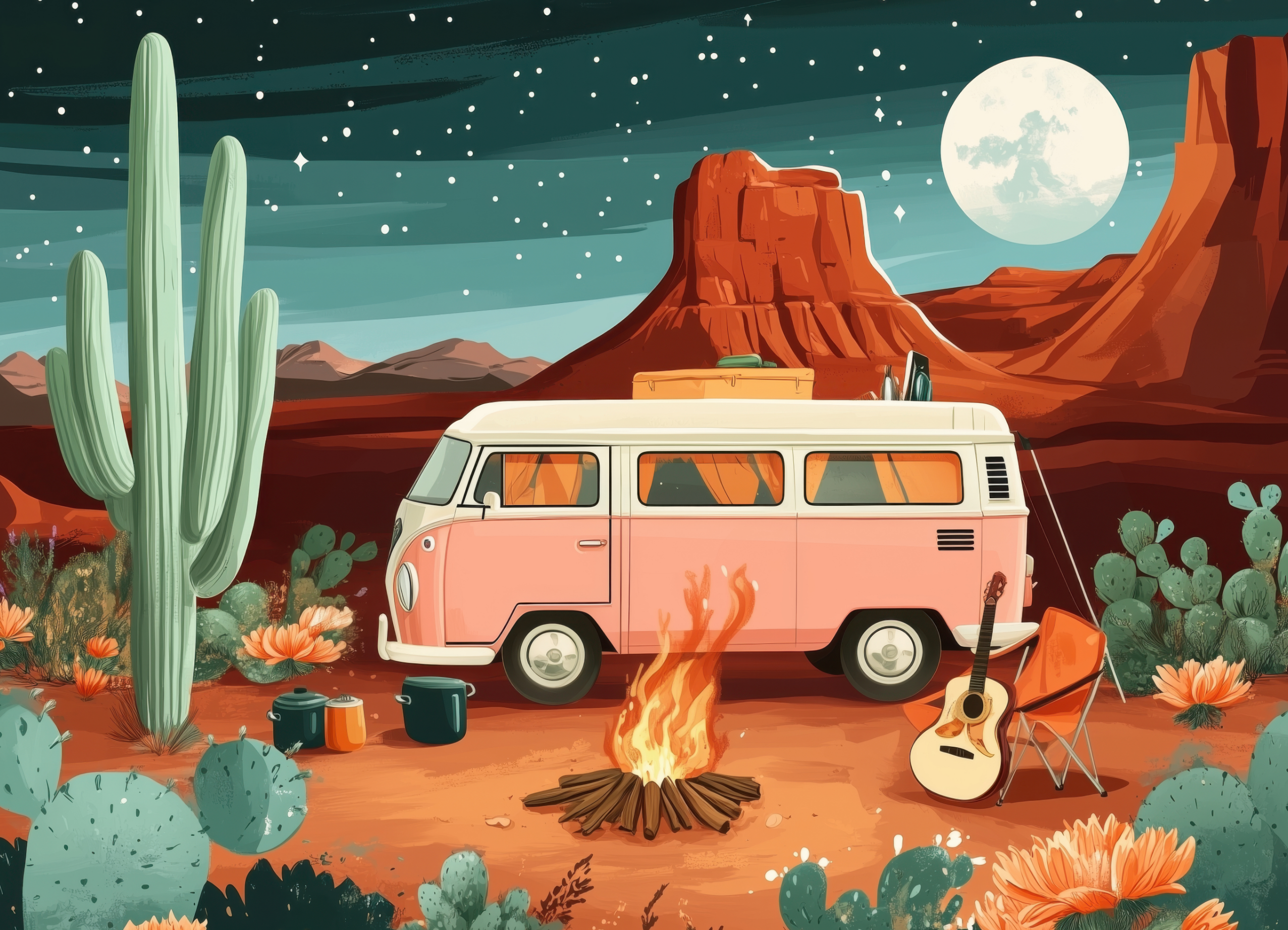 Snappy Puzzles - Wholesale Puzzle - Adult - Under Desert Skies | 1000 Pieces1