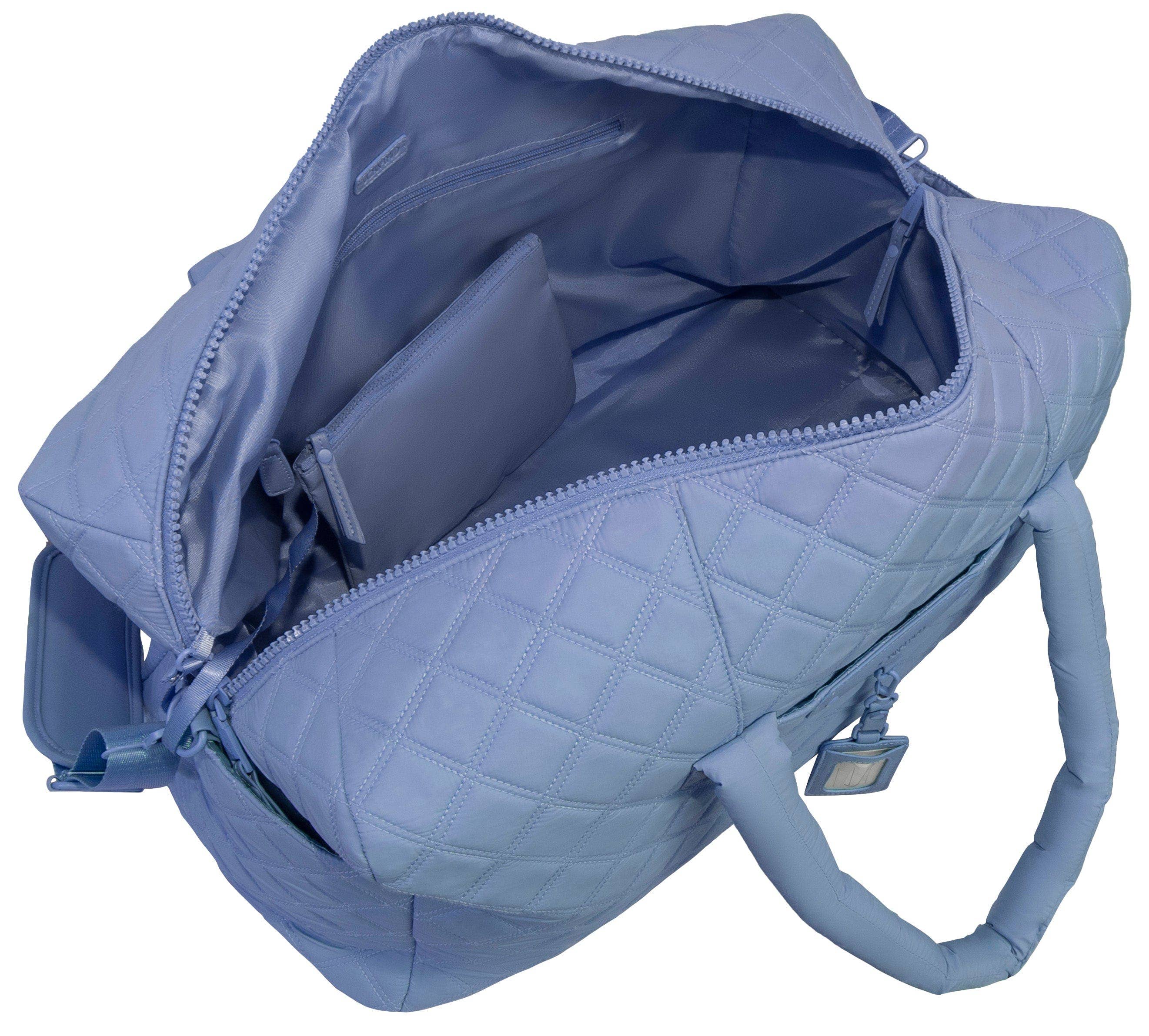 Magid – Saco de viagem - Mulher por atacado – Bolsa de bagagem Joan & David de 22 polegadas acolchoada com pára-quedas acolchoada de diamante com etiqueta de nylon16