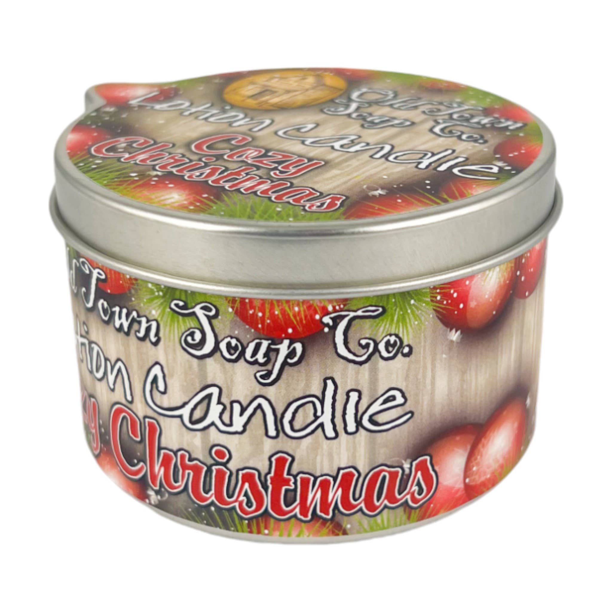 Old Town Soap Co. - Wholesale Jar/Filled Candle - Christmas Lotion Candle -Avail in our Merry Christmas Scents21
