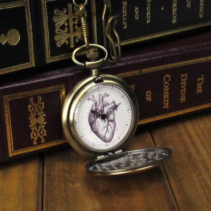 The ExCB - Wholesale Wrist Watch - Unisex - Heart Pocket Watch