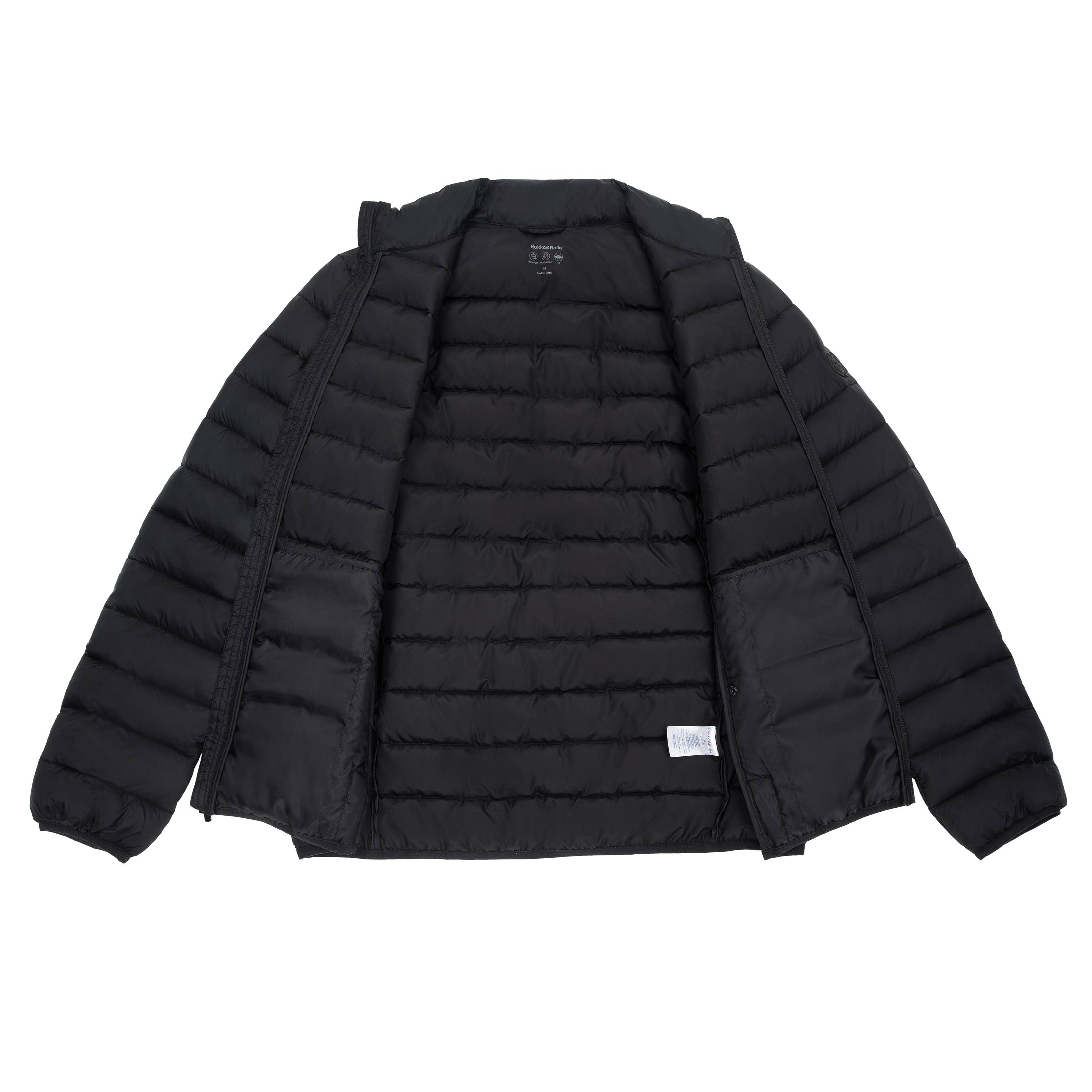 Rokka & Rolla - Wholesale Puffer Jacket - Men's - Men's Light Packable Puffer Jacket19