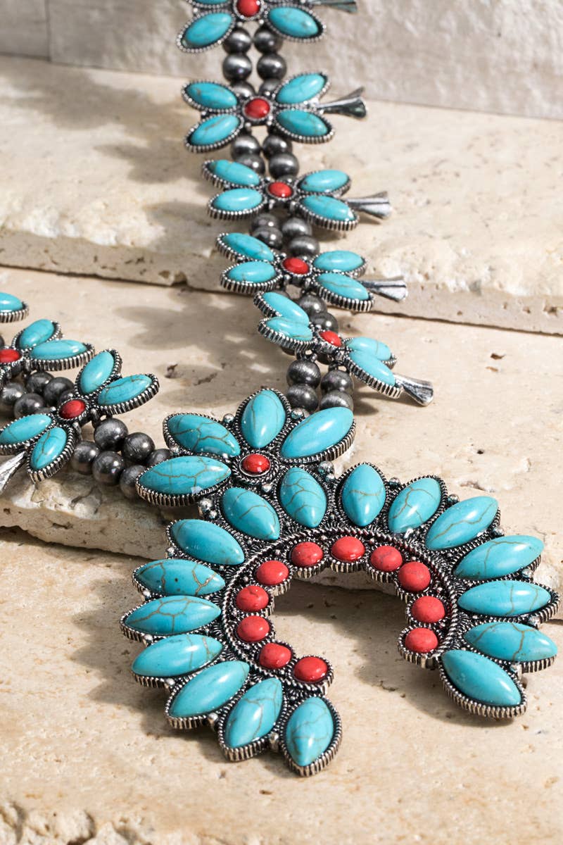 Urbanista - Wholesale Pendant/Charm Necklace - Squash Blossom Necklace Set8