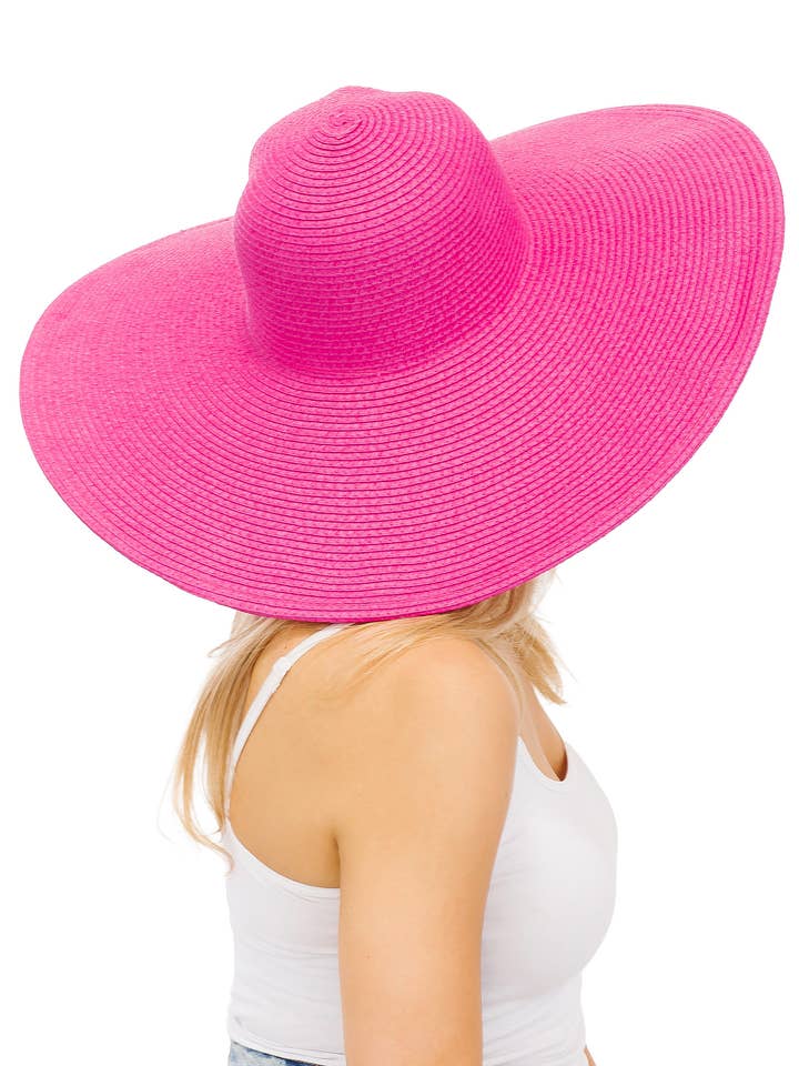 Cappello da sole in paglia rigida opaca con tesa larga floppy per la vendita all'ingrosso da parte di Cap Zone