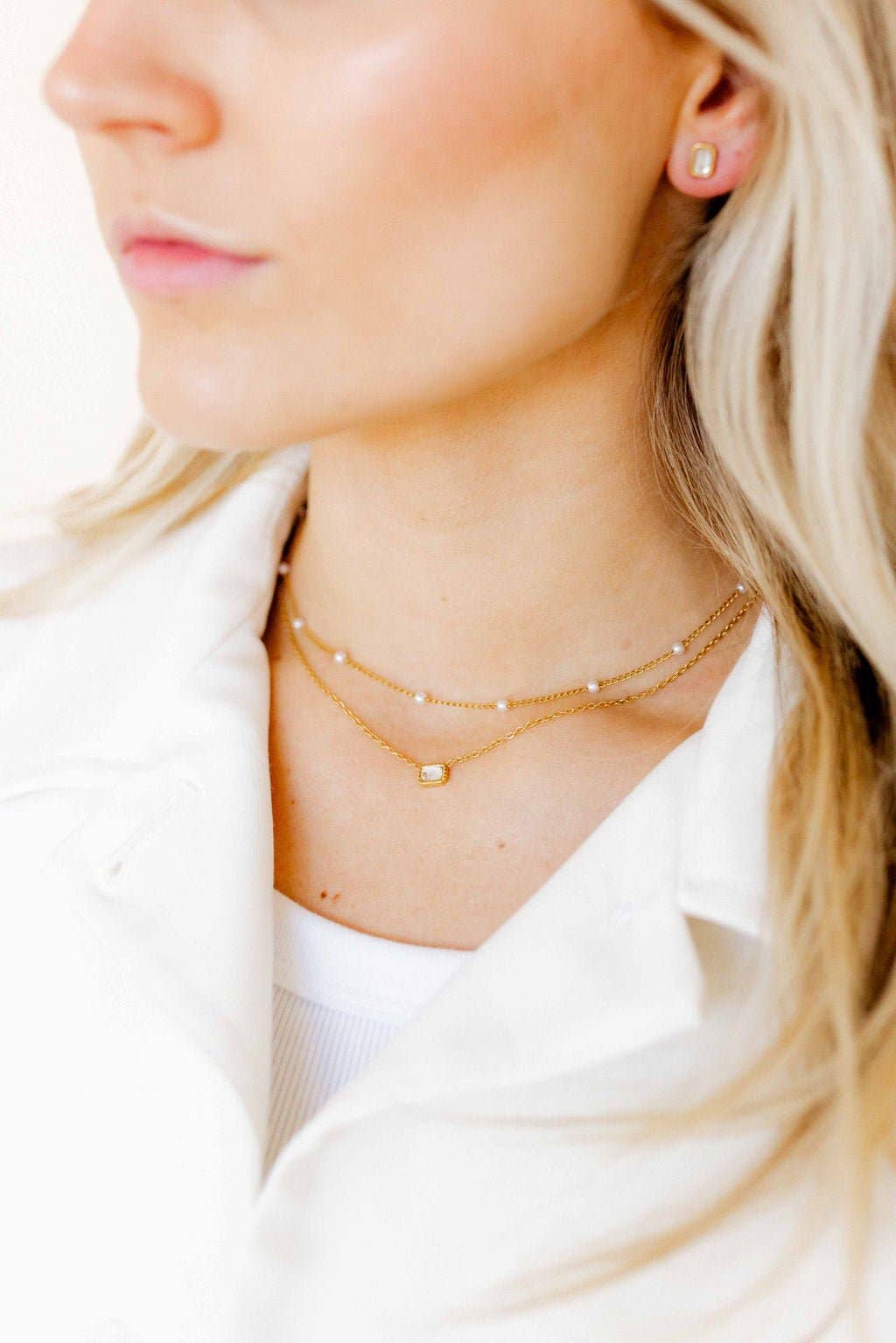 LINNY CO - Wholesale Pendant/Charm Necklace - Necklace - Dabney Pearl18