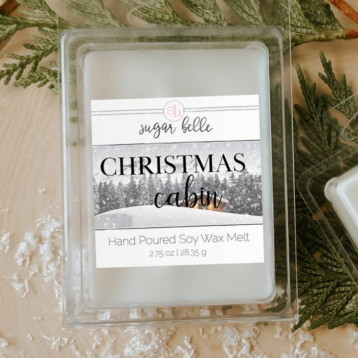 Christmas Cabin Scented Wax Melts (Christmas Collection) for wholesale by Sugar Belle