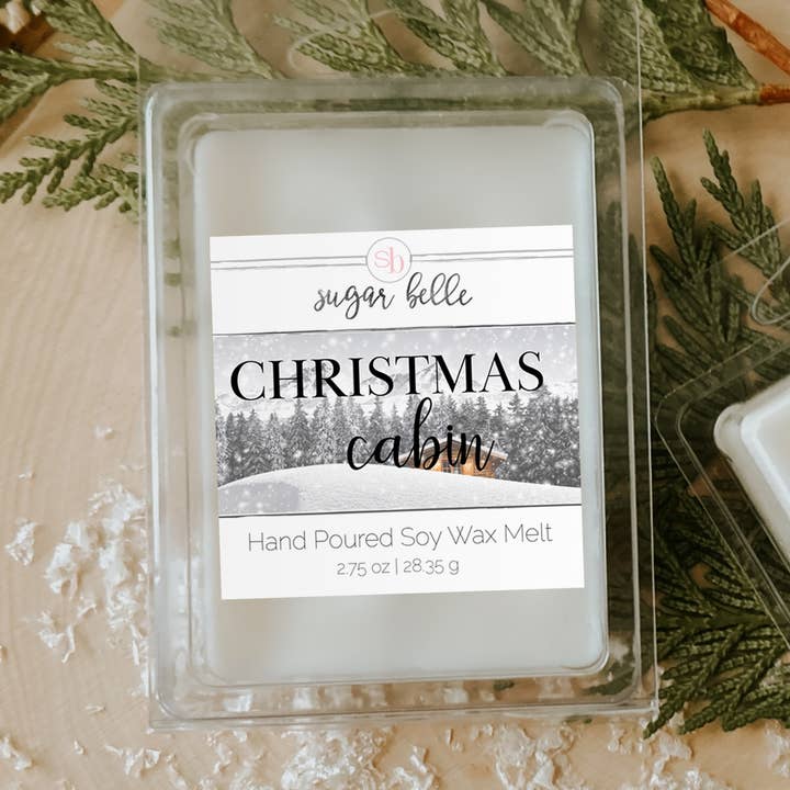 Christmas Cabin Scented Wax Melts (Christmas Collection) for wholesale by Sugar Belle