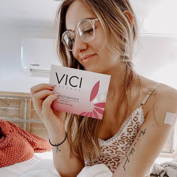 VICI Wellness - Wholesale Pain Relief Spray/Cream - "Monthly Mayhem" PMS Support/Relief Patches (6)1