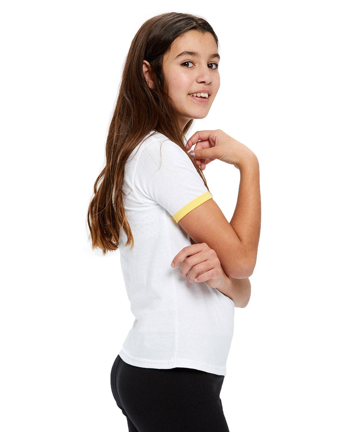 US Blanks - Wholesale T-Shirt - Kids - Kid's Classic Ringer Tee15