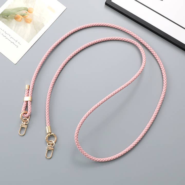 MKS America - Wholesale Phonecase Strap - New Adjustable Woven Leather Crossbody Phone Strap2