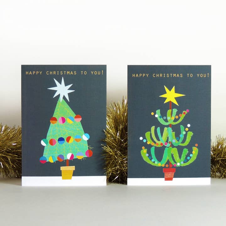 Kali Stileman Publishing - Wholesale Christmas Card - XM01 Bold Christmas Tree Card3