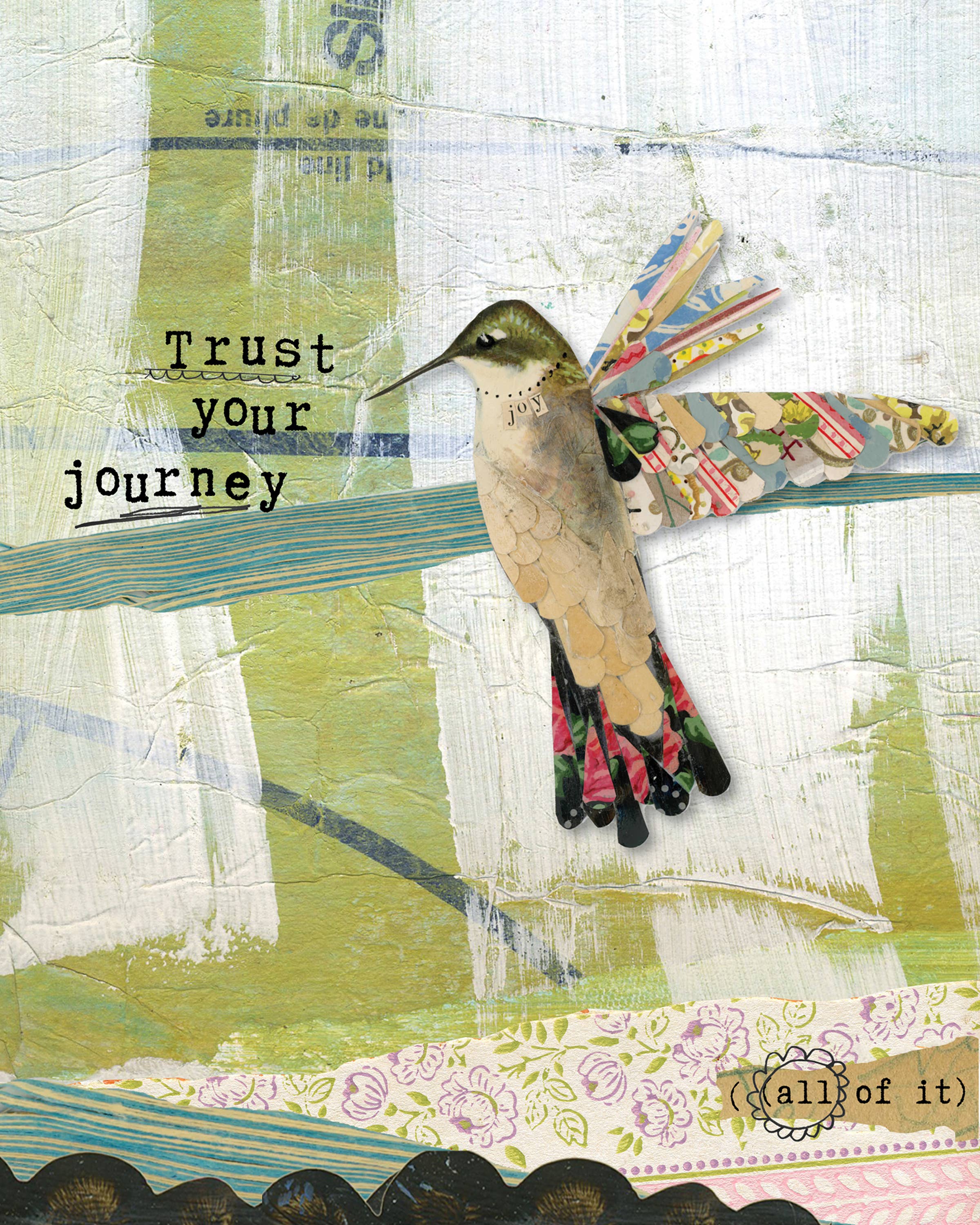 Kelly Rae Roberts - Wholesale Art Print - Trust Your Journey - Print1