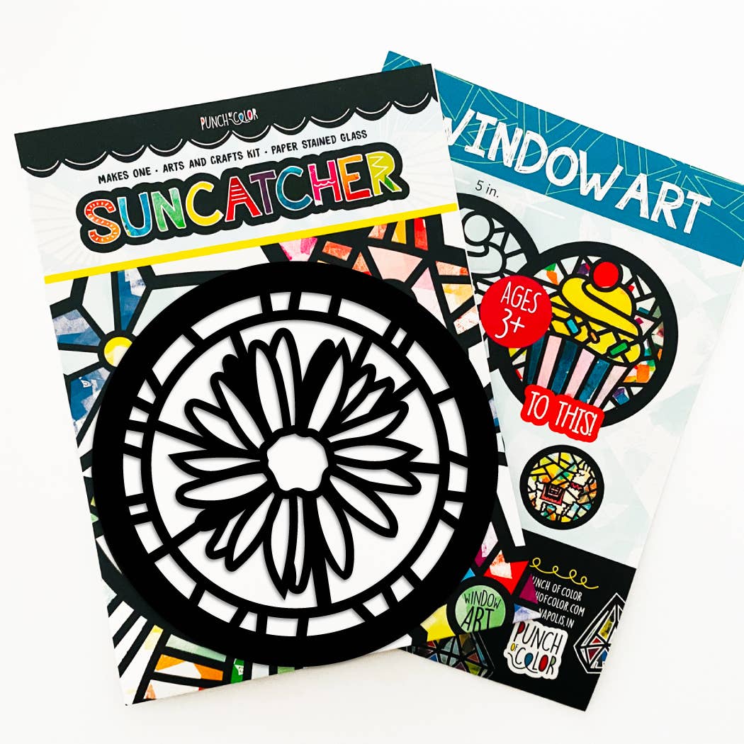 Punch of Color - Vente Kit de bricolage – enfant - Kit Suncatcher Suncatcher2