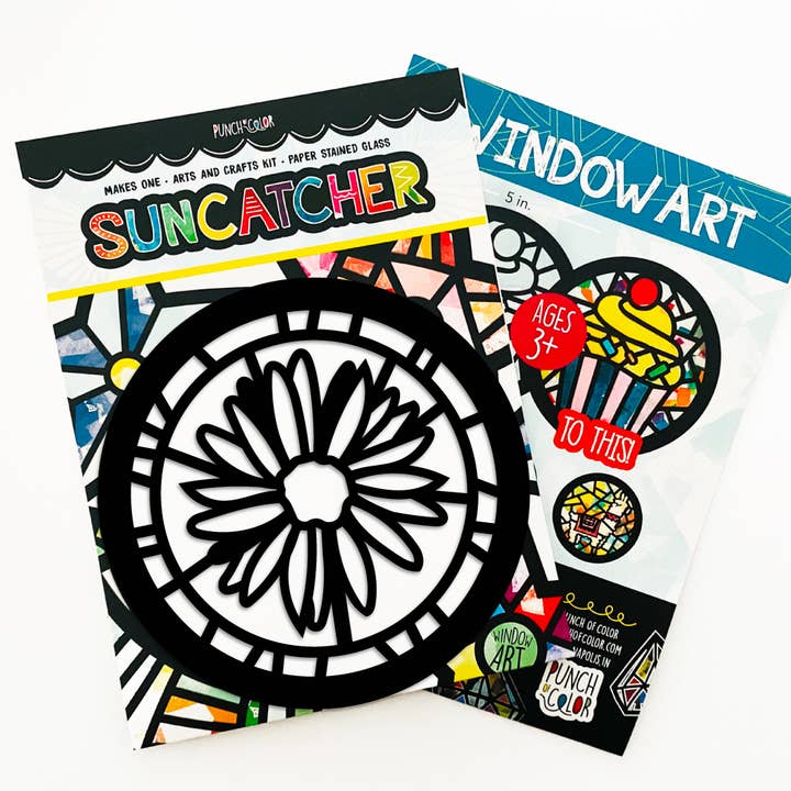 Punch of Color - Vente Kit de bricolage – enfant - Kit Suncatcher Suncatcher2