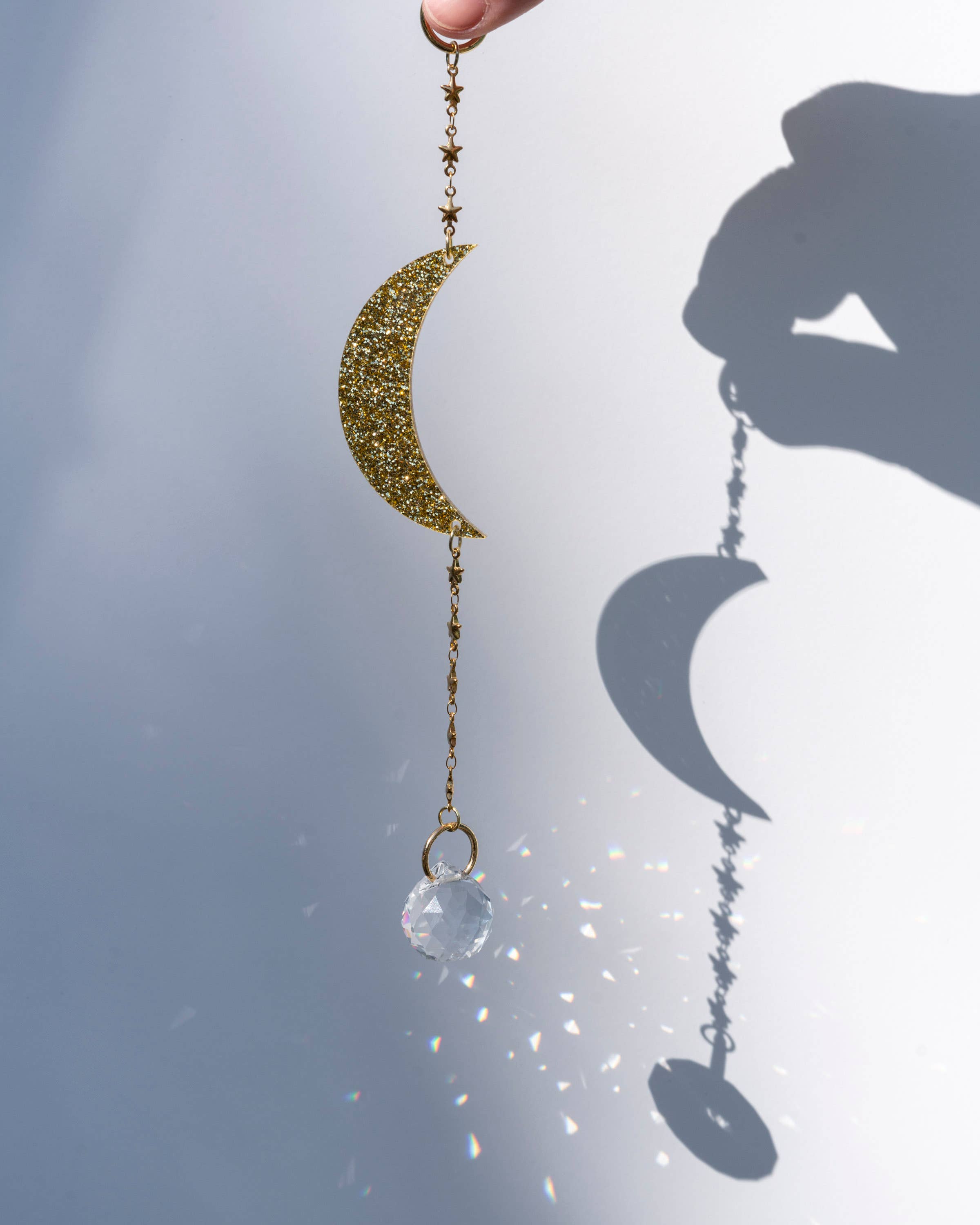 Hustle Home Décor - Wholesale Suncatcher - Acrylic Mini Moon Sun Catcher0